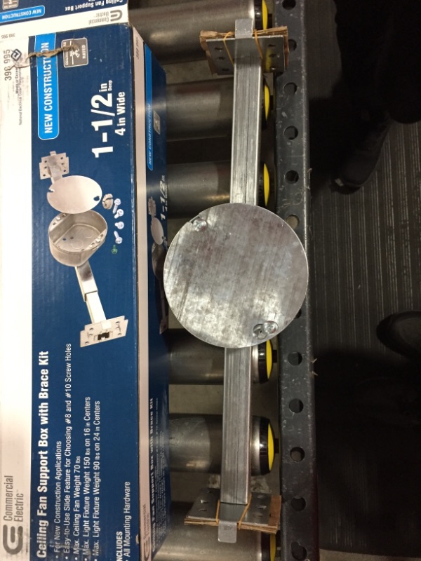 Photo 1 of Commercial Electric 15.3 Cu. in. New Construction Brace with 1-1/2 in. Box

