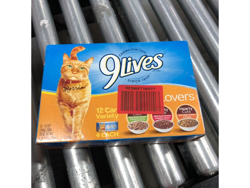 Photo 2 of  9Lives Variety Pack Favorites Wet Cat Food, 5.5 Ounce Cans 

***EXPIRED***