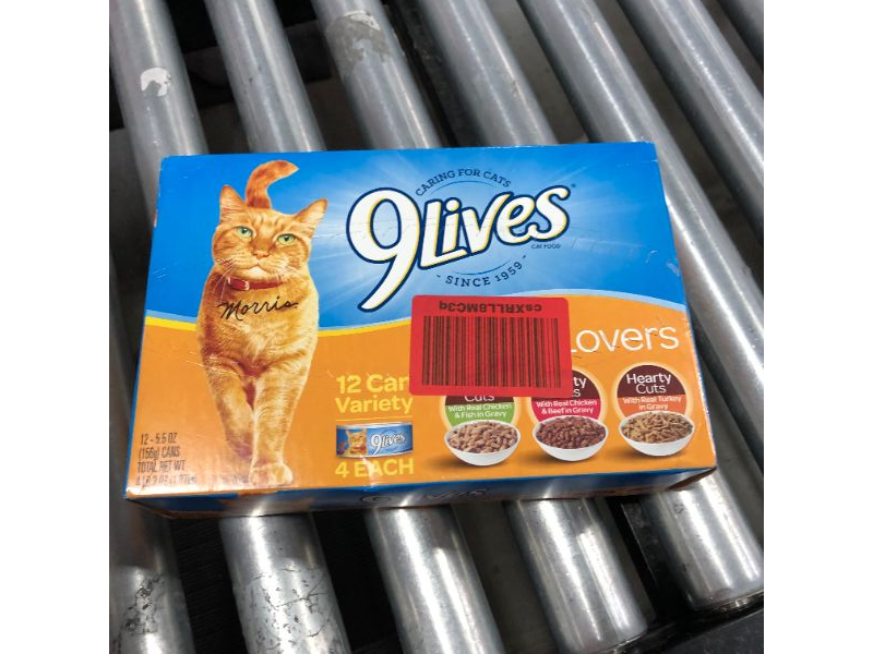 Photo 2 of 9Lives Variety Pack Favorites Wet Cat Food, 5.5 Ounce Cans