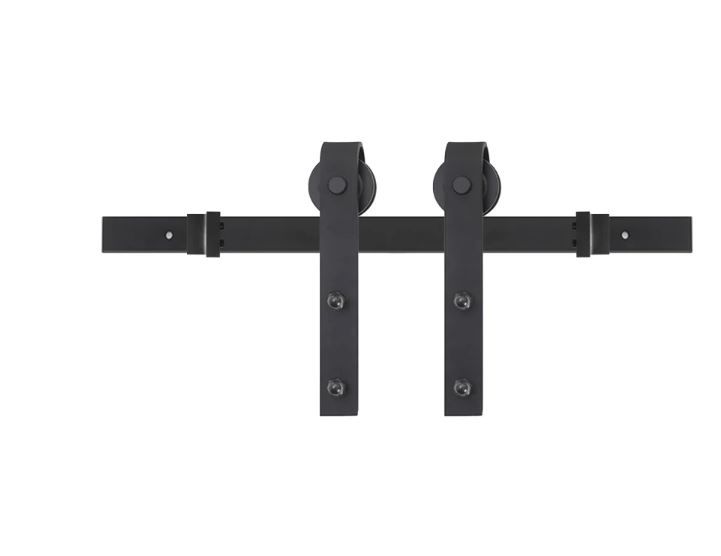 Photo 1 of 60" Bent Strap Barn Door Hardware Kit