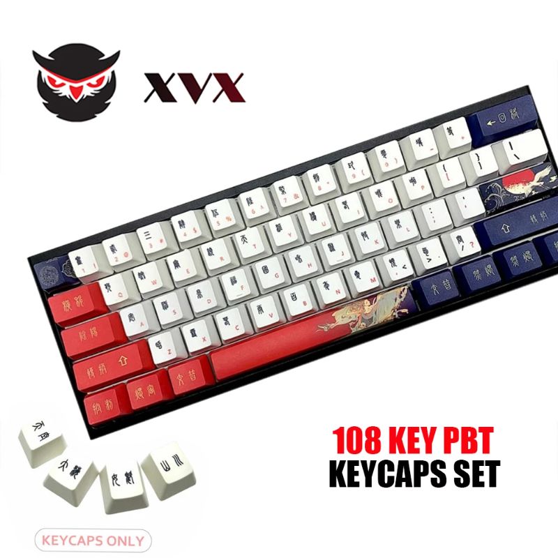 Photo 1 of Key Caps For 60 percent Mechanical Keyboard Kit Ergonomic Cherry MX Gaming Keycaps Custom Diy OEM XDA PBT Keycaps Set