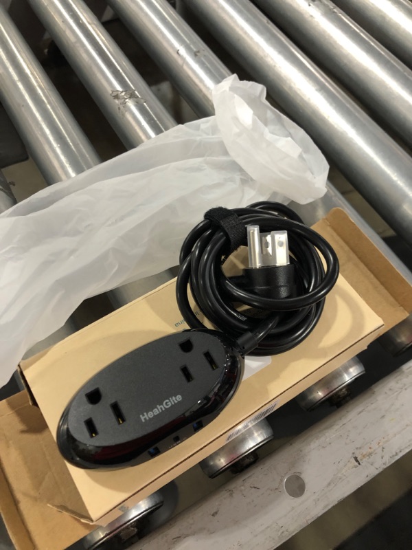 Photo 1 of Power Strip with USB C,5 ft Extension Cord,2 Outlets 3 USB Ports(15W 3.1A) 