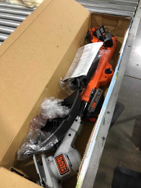 Photo 2 of BLACK+DECKER 20V MAX* String Trimmer / Edger, 12-Inch (LST300)
