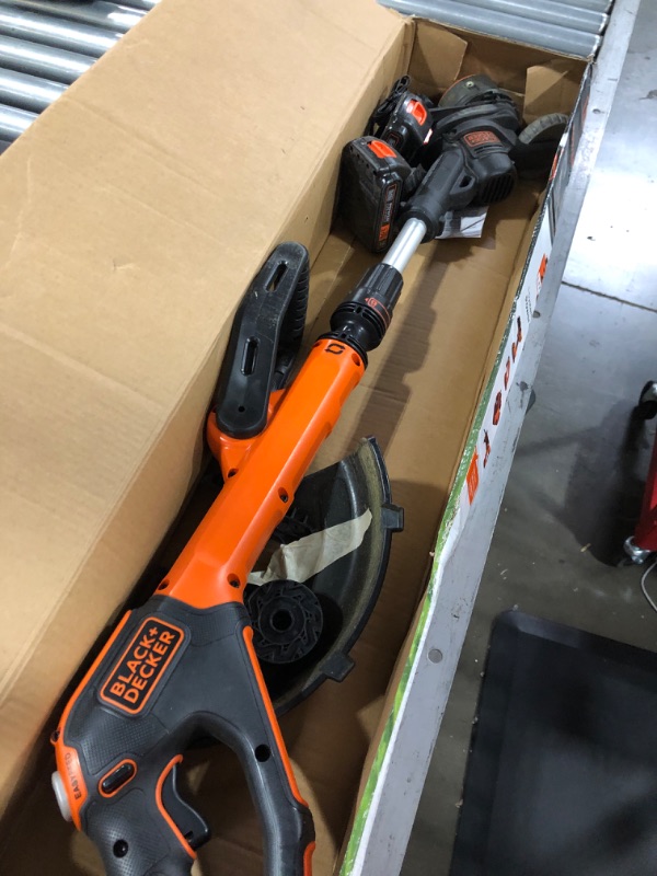 Photo 2 of BLACK+DECKER 20V Max String Trimmer/Edger, 12-Inch (LSTE525)
