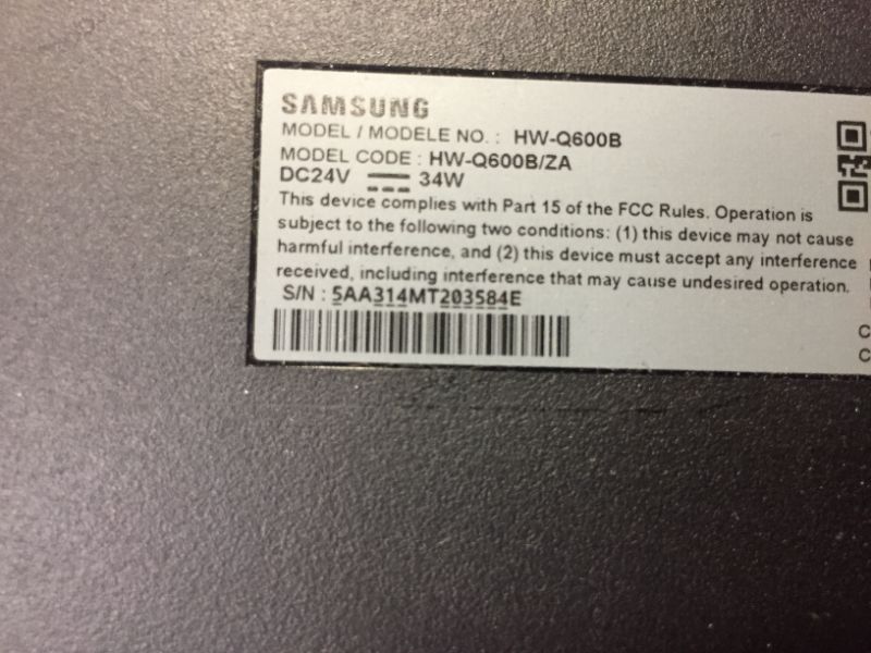 Photo 10 of Samsung 2.1 Soundbar HW-R450 with Wireless Subwoofer, Bluetooth Compatible, Smart Sound Mode, Game Mode, 200-Watts
