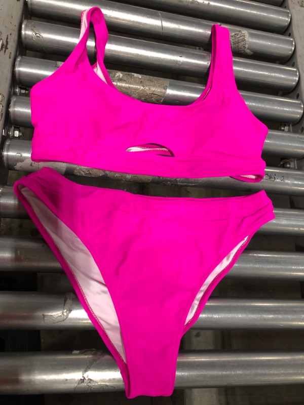 Photo 1 of Pink bikini two piece swimsuit XL