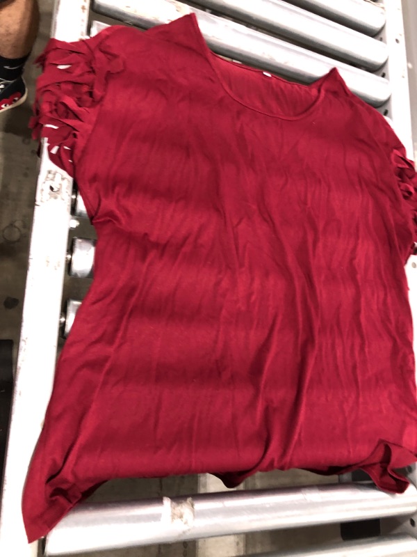 Photo 1 of 2XL burgundy womens shirt 