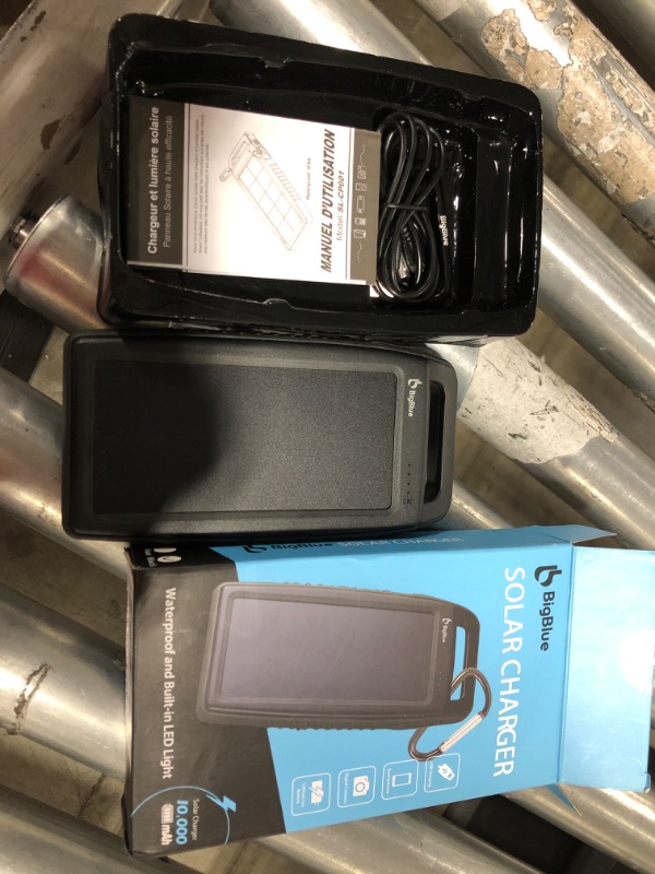 Photo 1 of BigBlue 28W Portable Solar Charger and BigBlue Solar Battery Charger 10000mAh