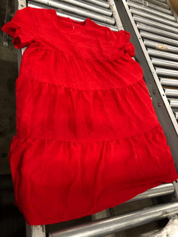 Photo 1 of L red dress