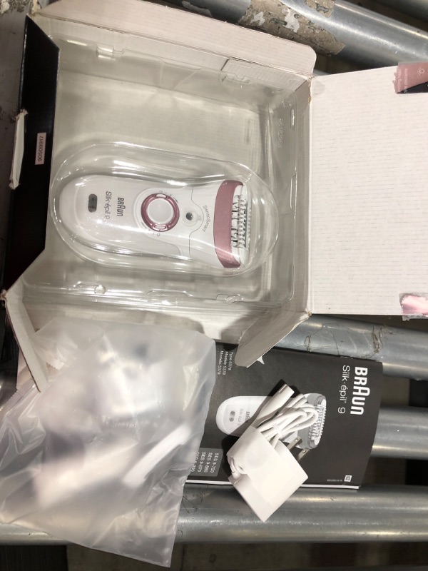 Photo 2 of Braun Epilator Silk-épil 9 9-720, Hair Removal for Women, Wet & Dry, Womens Shaver & Trimmer, Cordless, Rechargeable
