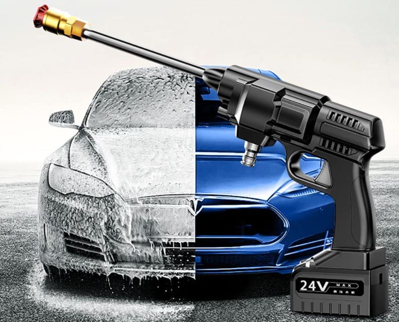 Photo 1 of Cordless High Pressure Car Wash Water Gun Portable Cleaner Car Washer (Not exact as stock)