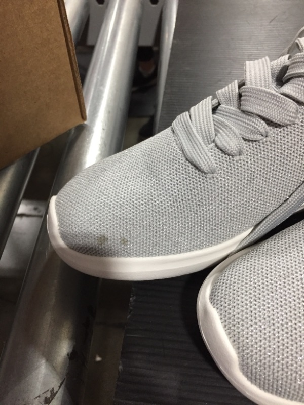 Photo 3 of Gray sparkling Tennis Shoes. Unknown size