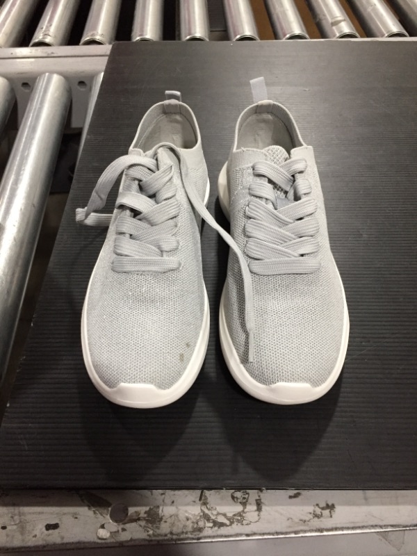 Photo 1 of Gray sparkling Tennis Shoes. Unknown size