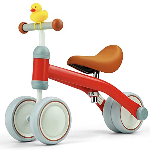 Photo 1 of KRIDDO Baby Balance Bike for 1-2 Year Old Boy and Girl Gifts, Toddler Bike with Duck Bell for One Year Old First Birthday Gifts Baby Toys 12 Months to
