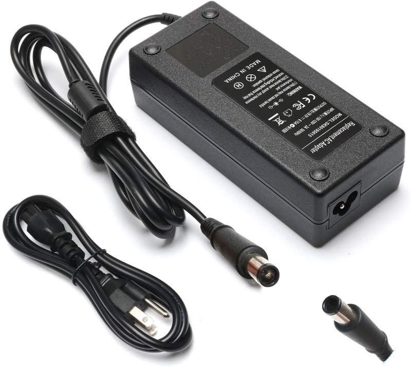 Photo 1 of 120W 19.5V 6.15A Power Supply Cord Compatible with HP Envy DV4 DV6 DV7 DV7-7000 DV7-7300 DV6-7300 DV4-5300,HP EliteBook Power Adapter for 8460w 8560W HSTNN-DA25 ADP-120MH Laptop Charger 7.4 * 5.0 mm
