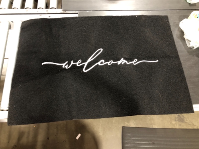 Photo 1 of Black Welcome Mat