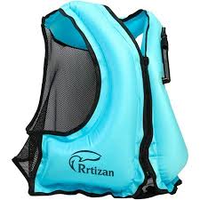 Photo 1 of Adult Inflatable Swimming Life Jacket Snorkeling Floating Surfing Safety Sports. Unknown Size
