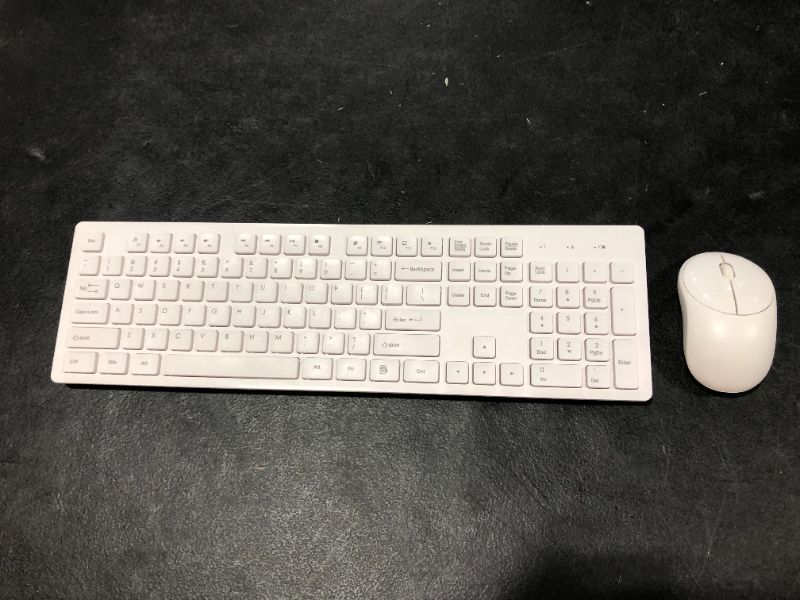 Photo 1 of wireless mouse and keyboard white