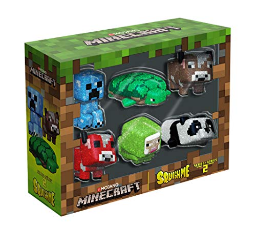 Photo 1 of JUST TOYS LLC MINECRAFT SQUISHME SERIES 2 COLLECTOR'S BOX
