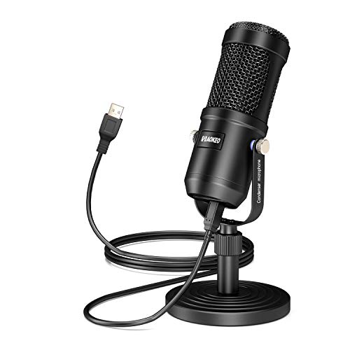 Photo 1 of USB Microphone, Aokeo Condenser Podcast Microphone for Computer. Suitable for Recording, Gaming, Desktop, Windows, Mac, YouTube, Streaming, Discord
