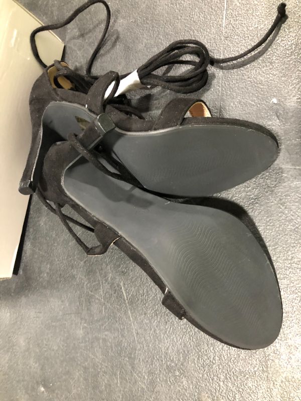 Photo 1 of Allegra K Women's Stiletto Heel Lace-up Sandals Size 6

