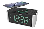 Photo 1 of Emerson Alarm Clock Radio and QI Wireless Phone Charger with Bluetooth, Compatible with iPhone Xs Max/XR/XS/X/8/Plus, 10W Galaxy S10/Plus/S10E/S9, All Qi Compatible Phones, ER100202
