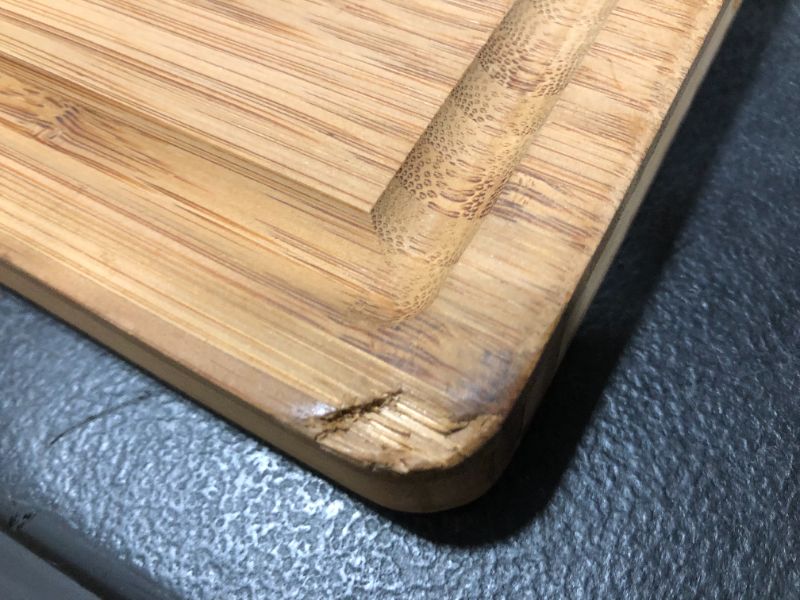 Photo 2 of  Tool cutting board with groove, 16x 11Inches , bamboo