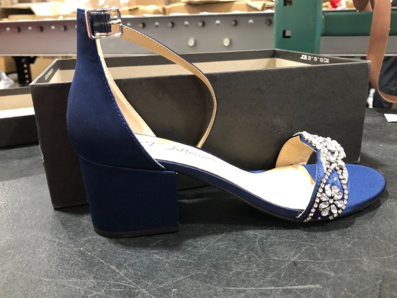 Photo 3 of Blue by Betsey Johnson Women's SB-Mel Heeled Sandal Navy 8.5
