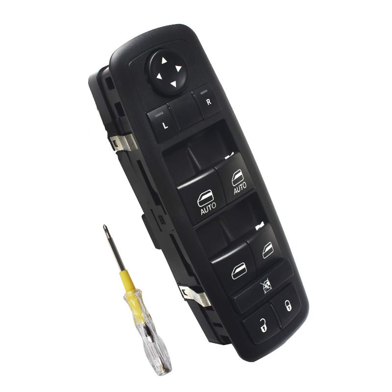 Photo 1 of Beneges Main Power Window Mirror Switch Compatible with 2009-2010 Dodge Journey, 2007-2011 Dodge Nitro, 2008-2012 Jeep Liberty Front Left Driver Side Master Control Switch 4602533AF
