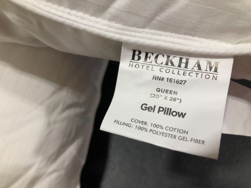 Photo 4 of Beckham Hotel Collection Bed Pillows for Sleeping - Queen Size, Set of 2 - Cooling, Luxury Gel Pillow for Back, Stomach or Side Sleepers
