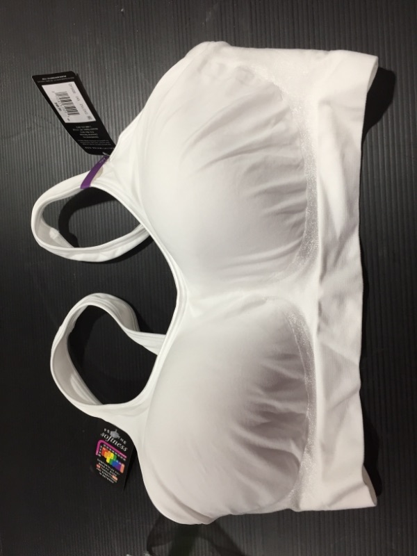 Photo 2 of Bali Comfort Revolution ComfortFlex Fit Shaping Wirefree Bra White 2XL Women's
