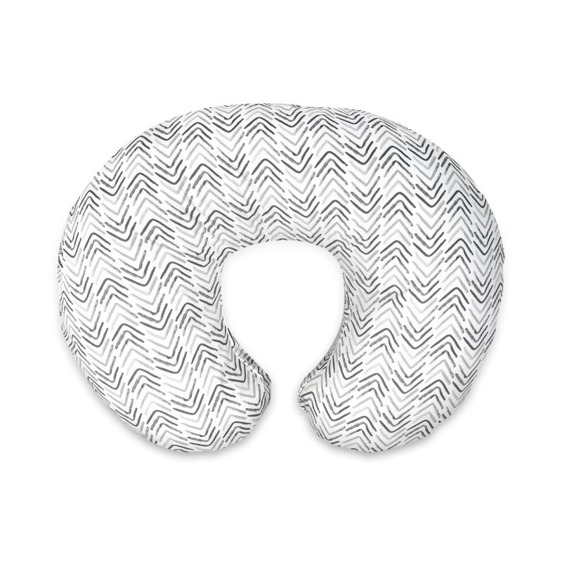 Photo 1 of Boppy Nursing Pillow and Positioner—Original Breastfeeding, Bottle Feeding, Baby Support | With Removable Cotton Blend Cover | Awake-Time Support