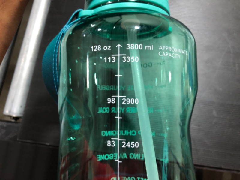 Photo 2 of 128OZ - 3800ML MOTIVATIONAL WATER BOTTLE 