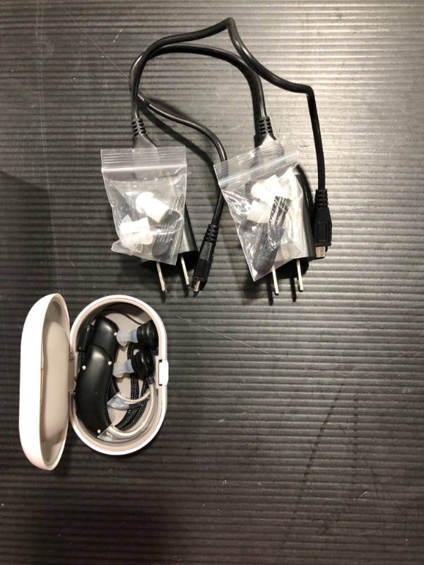 Photo 1 of Hearing Aids, Enjoyee Hearing Aids for Elderly People Rechargeable Hearing Amplifier for Weak Hearing Adults, Digital Ear Hearing Assist Devices with Noise Cancelling and Adjusts The Volume
