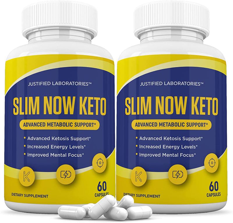 Photo 1 of (2 Pack) Slim Now Keto Maxx Pills Includes Apple Cider Vinegar goBHB Exogenous Ketones Advanced Ketogenic Supplement Ketosis Support for Men Women 120 Capsules
