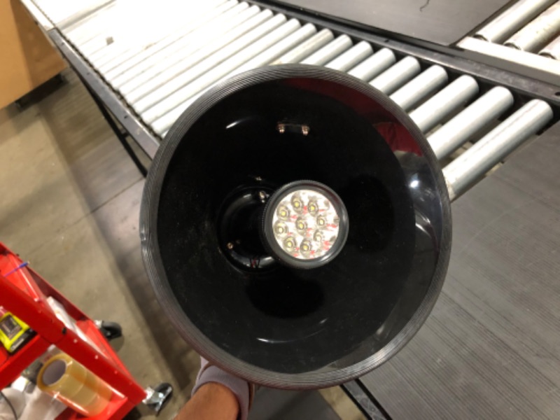 Photo 1 of Pyle Portable Compact PA Megaphone Speaker with Alarm Siren & Adjustable Volume - 50W Handheld Bullhorn - with Mic, AUX-IN for MP3 & Rechargeable Battery - Indoor Outdoor - PMP561LTB
