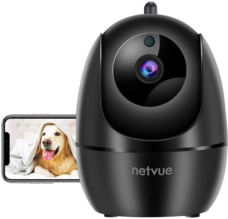Photo 1 of NETVUE Orb Cam Mini, 1080P FHD WiFi Indoor Security Camera, Night Vision, 2-Way
