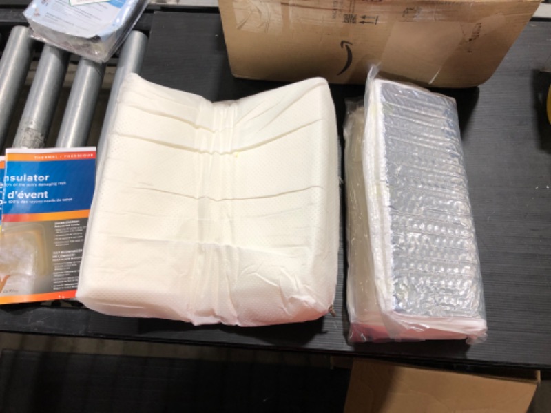 Photo 1 of Camco 45192 Sunshield RV Vent Insulator with Reflective Side, 14" x 14" 2 PACK
