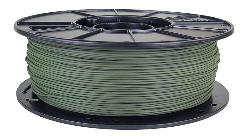 Photo 1 of 3D-Fuel 3D Filament Pro PLA Olive Green, 1.75mm, 1 kg +/- 0.02mm Tolerance, Made in USA
