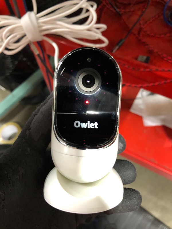 Photo 4 of Owlet Cam Smart Portable Video Baby Monitor - HD Video Monitor with Camera, Encrypted WiFi, Humidity, Room Temp, Night Vision & 2-Way Talk
