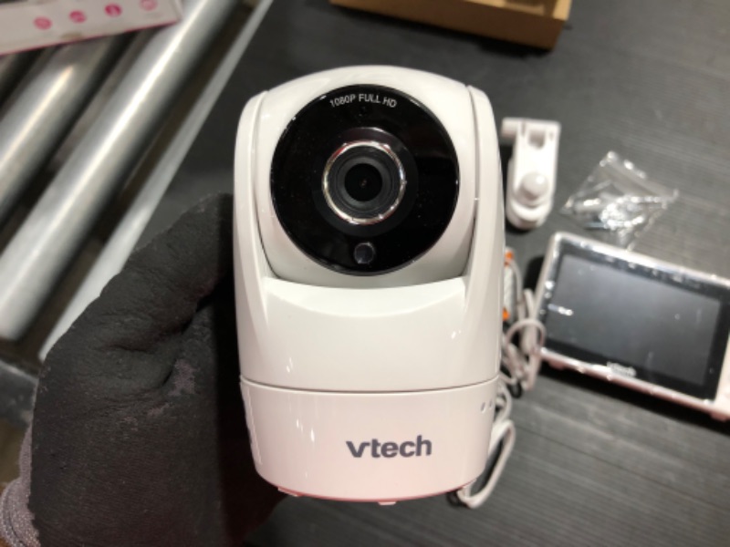 Photo 3 of VTech Upgraded Smart WiFi Baby Monitor VM901, 5-inch 720p Display, 1080p Camera, HD NightVision, Fully Remote Pan Tilt Zoom, 2-Way Talk, Free Smart Phone App, Works with iOS, Android
