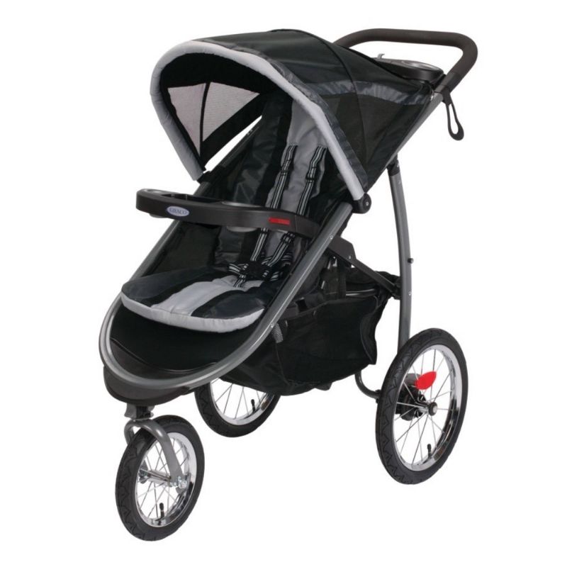 Photo 1 of Graco Fastaction Fold Jogger Click Connect in Gotham Black/grey