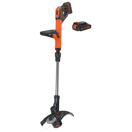 Photo 1 of Black & Decker EASYFEED Electric String Trimmer/Edger + 2 Lithium-Ion Batteries  **UNABLE TO TEST ***