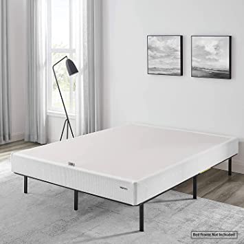 Photo 1 of Amazon Basics Smart Box Spring Bed Base, 7-Inch Mattress Foundation - Queen Size, Tool-Free Easy Assembly