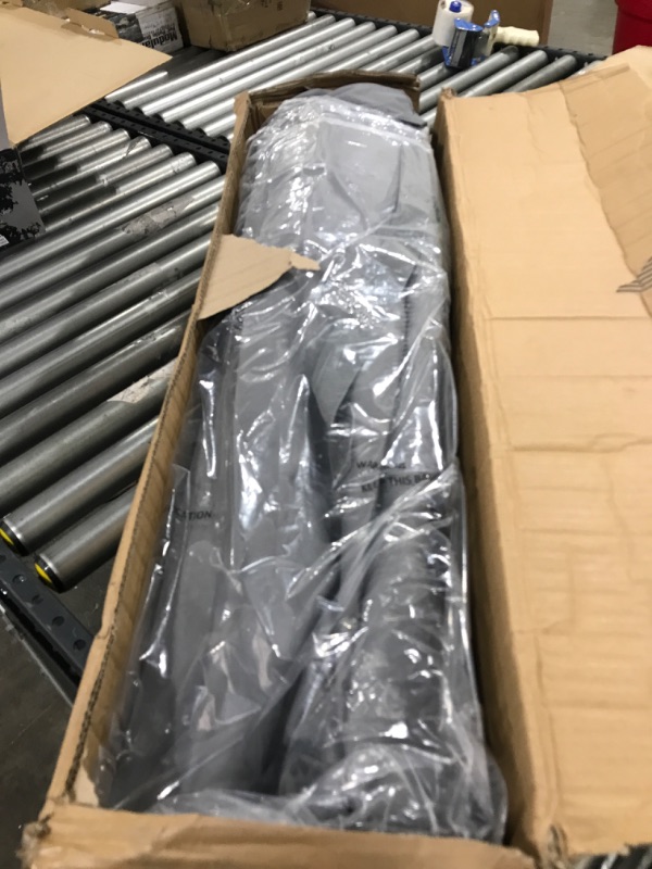 Photo 3 of PORTAL Oversized Quad Folding Camping Rocking Chair High Back Hard Armrest Carry Bag Included, Support 300 lbs (Dark Grey)