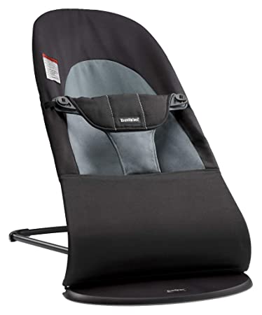 Photo 1 of BabyBjörn Bouncer Balance Soft, Cotton, Black/Dark Gray