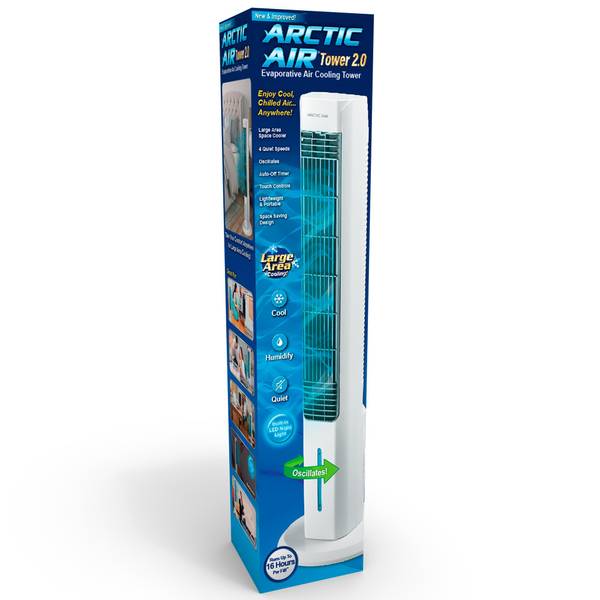 Photo 1 of Arctic Air Tower 2.0 Oscillating Evaporative Air Cooler White