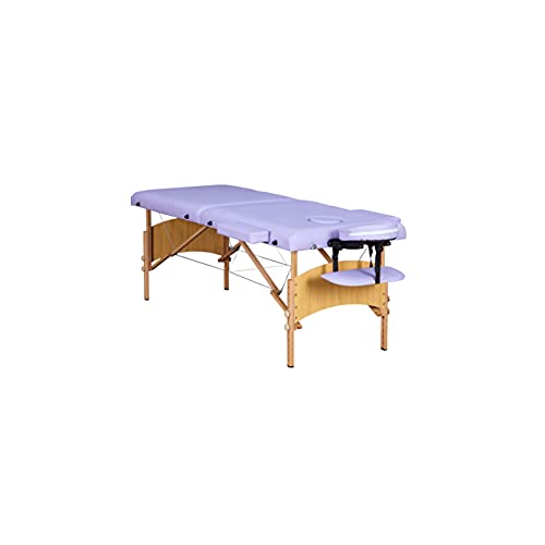 Photo 1 of AmazonCommercial Portable Folding Massage Table with Carrying Case - Lavender ***WOODEN LEG BROKEN***