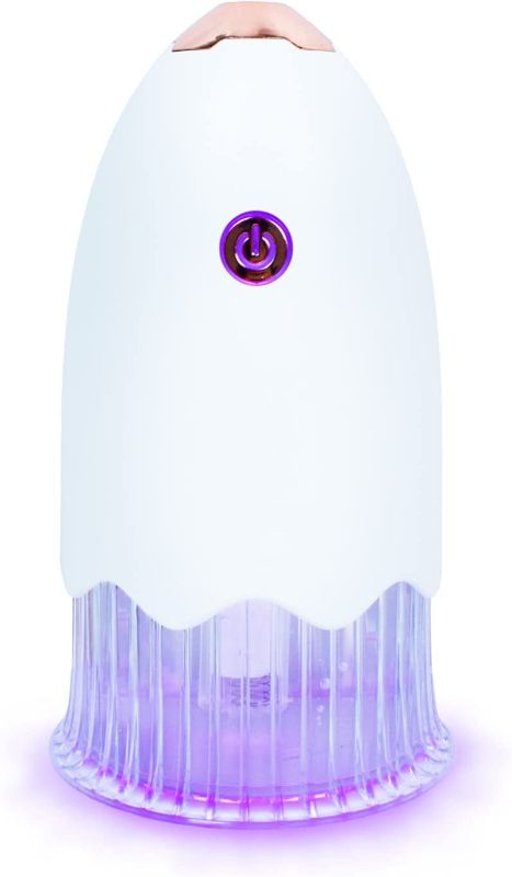 Photo 1 of Veballensty Humidifiers for Bedroom, Ozone Sterilization Breathing Night Light Cool Mist Air Humidifier for Babies Plants Home Office, White
