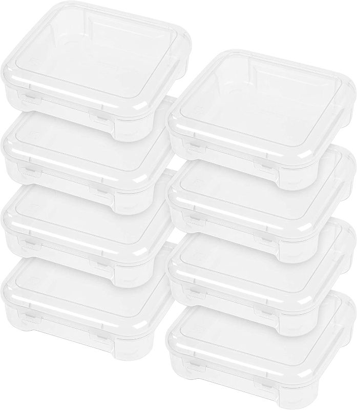 Photo 1 of 6" x 6" Portable Project Case, 8 Pack, Clear, Model Number: 585845
